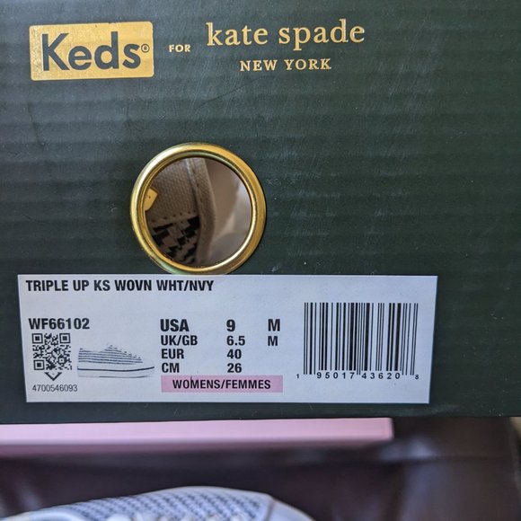 NIB | Keds X Kate Spade New York Triple Up Woven Sneakers | 9 - Picture 6 of 9